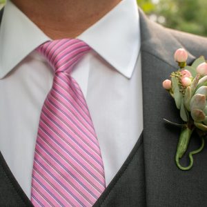 Pink Accented Succulent Boutonniere