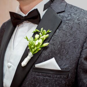 White Carnation Boutonniere