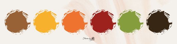 Traditional fall table palette